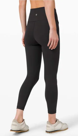 Lululemon Wunder Train High-Rise Tight 25", Black thumbnail 1