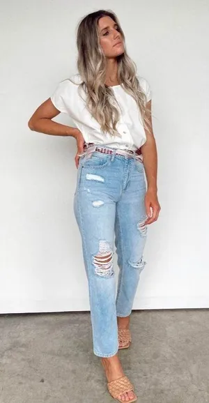 Vestique Straight Leg Jeans thumbnail 4