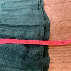 Anthropologie amadi Rossi ruffle dress long sleeve green sz s‎ thumbnail 7