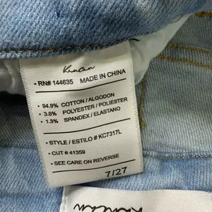 KanCan Light Wash Distressed Ankle Jeans Blue Size undefined thumbnail 10