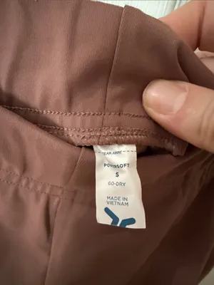 Wide-Leg Pull-On Pants in Mauve Brown old navy power soft small thumbnail 2