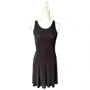 Free People Lady Jane Black Lace Open Back Fit & Flare Dress thumbnail 3