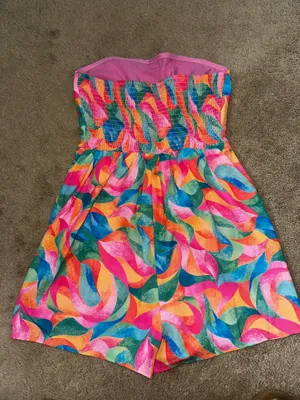 Pink Lily Romper thumbnail 3