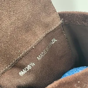 Lucky Brand Calypso Boots Size 6 Tall Over The Knee Suede Chocolate Brown Suede thumbnail 12