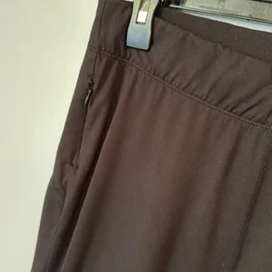 Free People Movement Black Mid-Rise Joggers Zip Pockets Women’s Large #1000 thumbnail 4