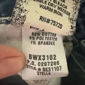 BKE distressed Stella western 26x22 cropped low rise jeans thumbnail 4