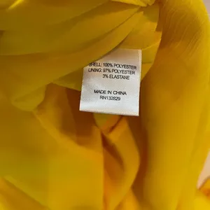 NWT Privacy Please Chiffon‎ Asymmetric Maci Dress in Yellow Size Small thumbnail 7