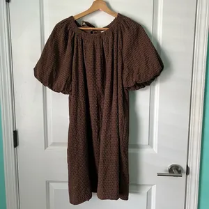 JADE Gather Neck Tie Back Dress thumbnail 3