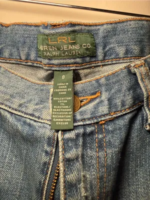 NWT Lauren Ralph Lauren Blue Straight-Leg Jeans Women’s 8 thumbnail 5