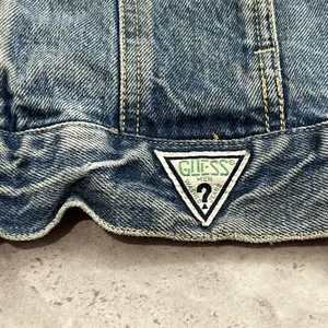 Vintage Guess Georges Marciano Denim Jean Jacket Mens Size Large 80s Big‎ Logo thumbnail 12