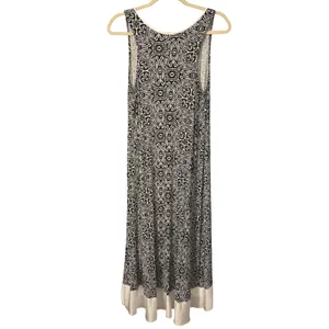 Anne Klein Womens Dress Black White Medallion‎ Paisley High-Low Size M thumbnail 2