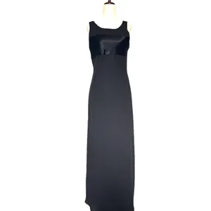 Vtg Y2K Alyn Paige Formal Dress 7/8 Whimsigoth Satin Panel Maxi Straight Prom thumbnail 2