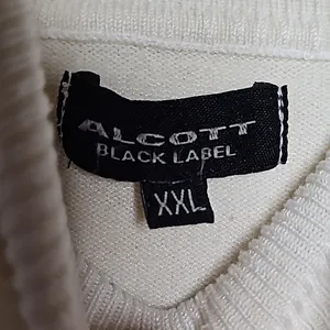 Alcott Black Label white turtle neck long sleeve sweater sz XXL thumbnail 4