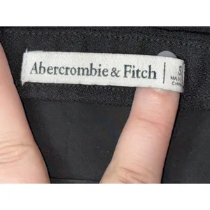 NEW Abercrombie & Fitch Black Polyester Side Slit Long Maxi Skirt Womens Size S thumbnail 3
