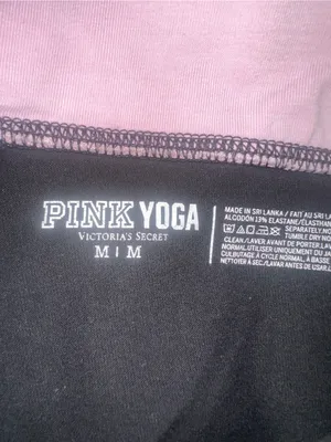 Y2K 2000s VS PINK Bling Fold Over Leggings! thumbnail 4