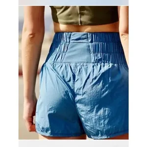 ✨FREE PEOPLE MOVEMENT The Way Home Blue Sz Medium Shorts✨ thumbnail 2