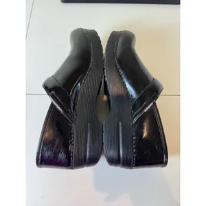 Dansko Clogs‎ Women 39 8 8.5 Black Patent Leather Slip On Comfort Workwear thumbnail 5