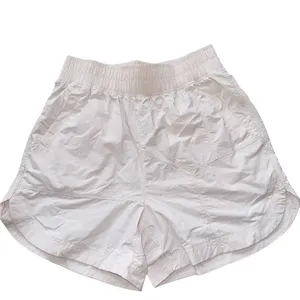 NEW Free People Athletic Running Shorts Elastic Waist Flowy Gym XS Latte thumbnail 2