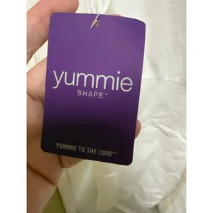Yummie White Seamless Shaping‎ Tank Top Reversible Scoop V Neck Womens 1X 2X NWT thumbnail 5