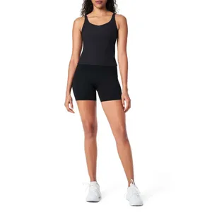 Spanx Contour Rib 2-in-1 Tank Top Black Size Small thumbnail 2