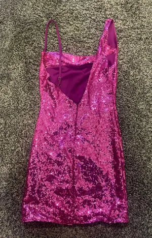 Hello Molly Citadel Skies Dress in Pink Sequins thumbnail 3