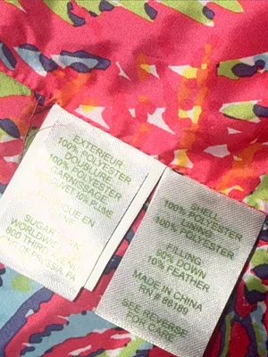 Lilly Pulitzer Black Quilted Down Puffer Vest thumbnail 6