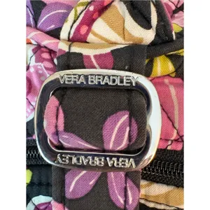 Vera Bradley Pirouette Pink Quilted Backpack Floral Laptop Travel Bag thumbnail 8