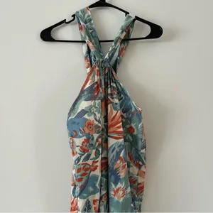 Faherty Paradise Blossom Floral Bay Twist Resort Tropical Beach Maxi Dress thumbnail 4