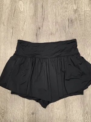 Soothfeel Tennis Skirt With Built-In Shorts Black Size S Lightweight Athletic thumbnail 4