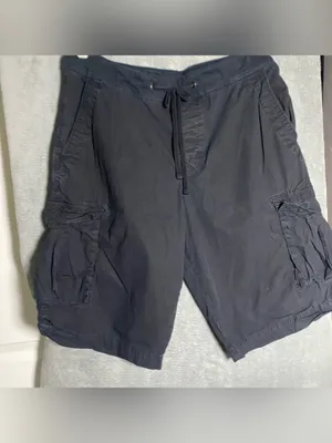 James Perse Black Cargo Shorts with Drawstring Waist size 2 / Medium Ripstop‎ thumbnail 5
