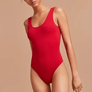Aritzia Wilfred Free Leila Bodysuit Red Cherry thumbnail 1