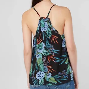 Miss Me Black Floral Tank Top thumbnail 7