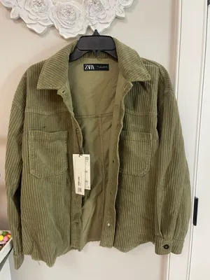 ZARA Olive Green Jacket thumbnail 1