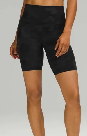 Lululemon Align Short 8" Heritage 365 Camo Deep Coal Multi Size 4 thumbnail 1