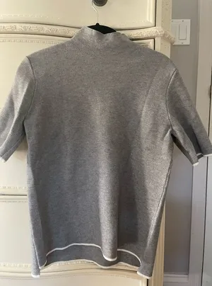 Zara Knit Short Sleeve Sweater Size M thumbnail 1