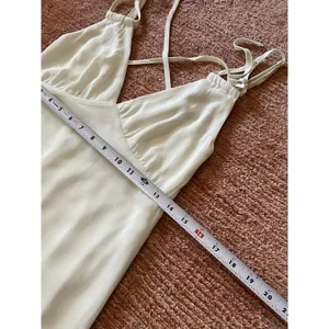 TOBI Ivory Sleeveless lined Maxi Sexy Women’s Dress Size Small thumbnail 4