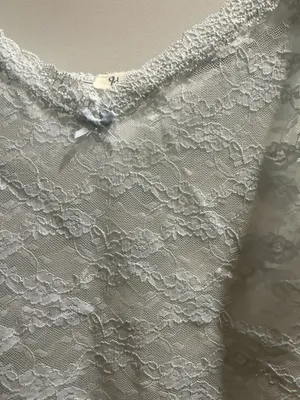 Brandy Melville Lace Camisole in Pale Blue thumbnail 2