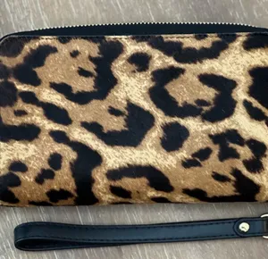 Michael Kors Leopard Print Wristlet Wallet thumbnail 3