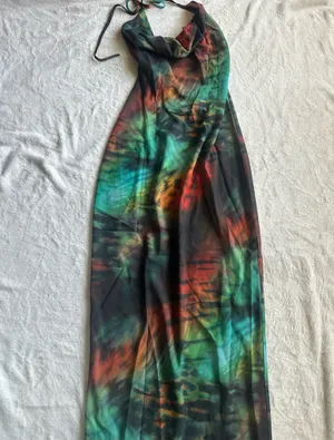 Outcast clothing abella maxi dress moody leopard thumbnail 5