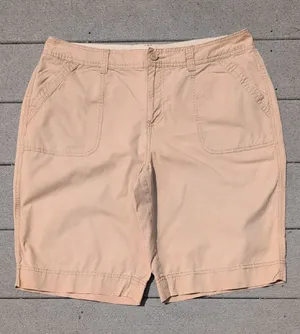 St. John's Bay Khaki Bermuda Shorts | Size 14 Khaki Bermuda Shorts thumbnail 1