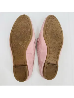 Vionic Lavender Adeline Loafers Slip On Genuine Suede Gold Bit Detail Flats Sz 6 thumbnail 8