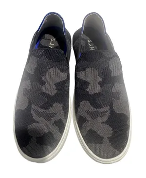 ROTHY'S The Sneaker Camo Slip On Womens Black Gray Casual Comfort Shoe 7.5 S11-6 thumbnail 1