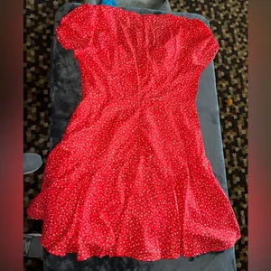 Princess Polly The Sting Mini Dress in Red Size 10 thumbnail 12