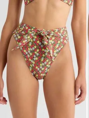 MONTCE Sienna Floral Paula tie-up bikini bottoms, Size Medium, $122 thumbnail 1