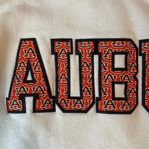 Russell Athletic Auburn White Hoodie Women’s Mediun thumbnail 3