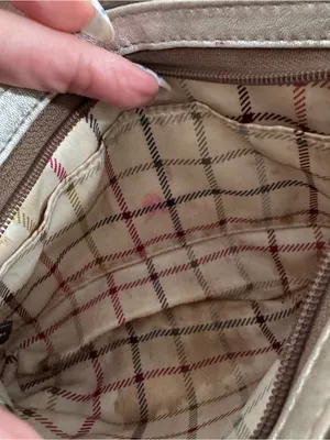 Coach Silver Pleated Leather Small Wristlet thumbnail 11