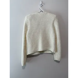 ba&sh NWT Ecru Gaspard Knitted Caridgan Sweater‎ Size 0 (XS) thumbnail 5