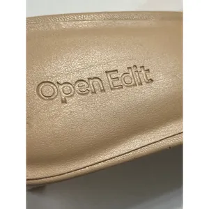 Open Edit Cava Padded Block Heel Women 7.5 Nude Square Toe Slide Sandals Mules‎ thumbnail 9