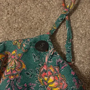 Cotton On Floral One Piece Swimsuit - Green and Pink thumbnail 4