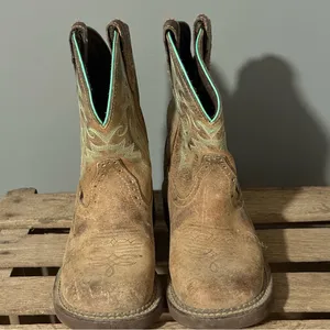 Justin Boots Gypsy II‎ Gemma L9606 Western Cowgirl Boots Women's Size 6.5 A27 thumbnail 2